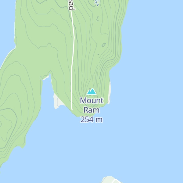 Map of Mount Ram
