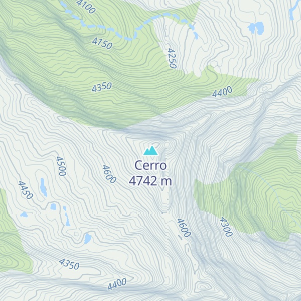 Map of Cerro