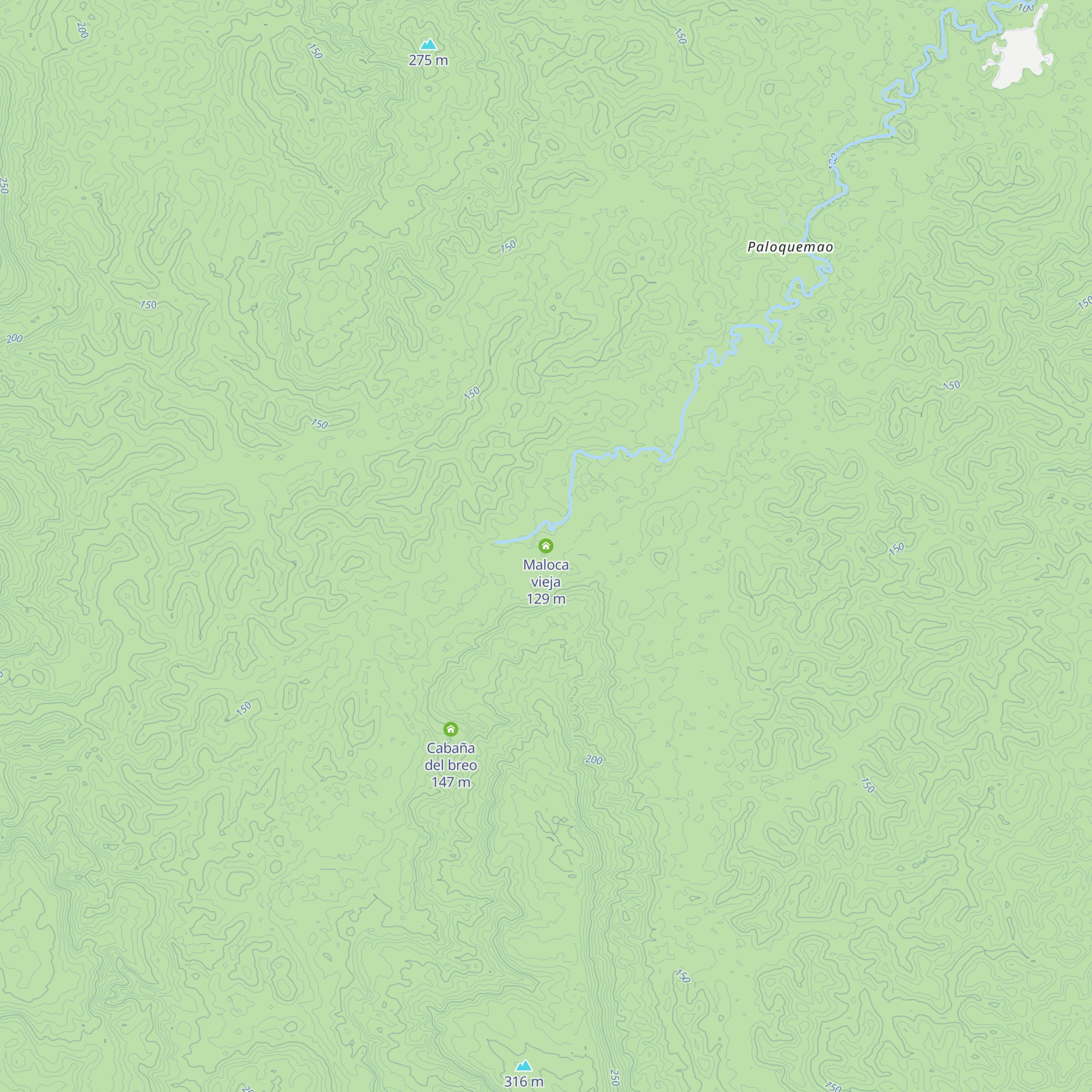 Maloca vieja map