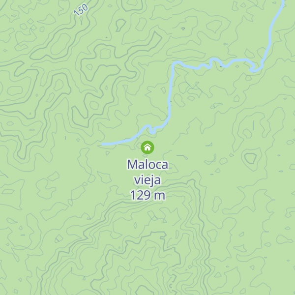 Map of Maloca vieja