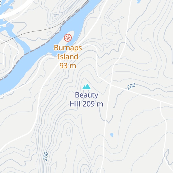 Map of Beauty Hill