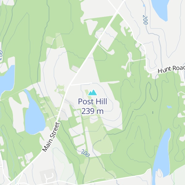 Map of Post Hill
