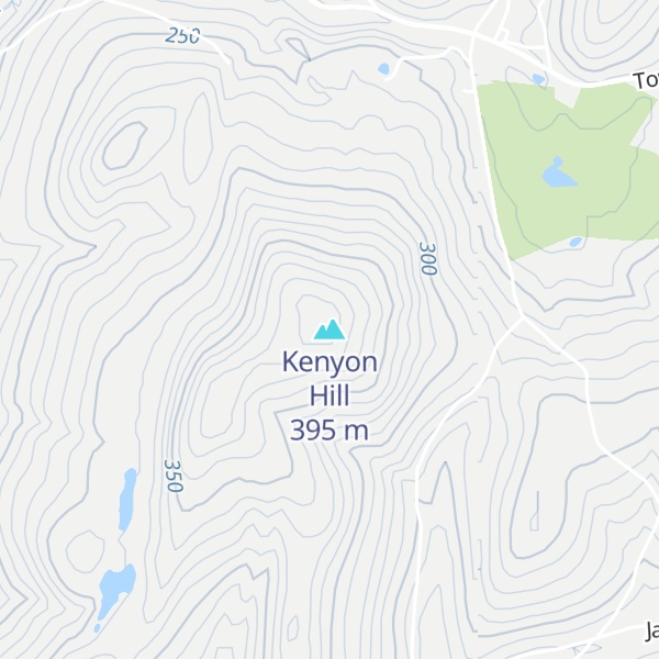 Map of Kenyon Hill