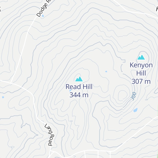 Map of Read Hill