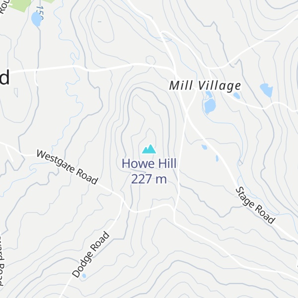 Map of Howe Hill