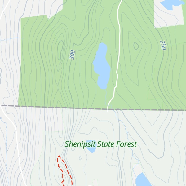 Map of Rattlesnake Hill