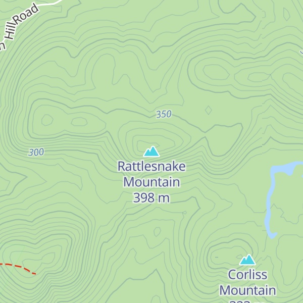 Map of Rattlesnake Mountain
