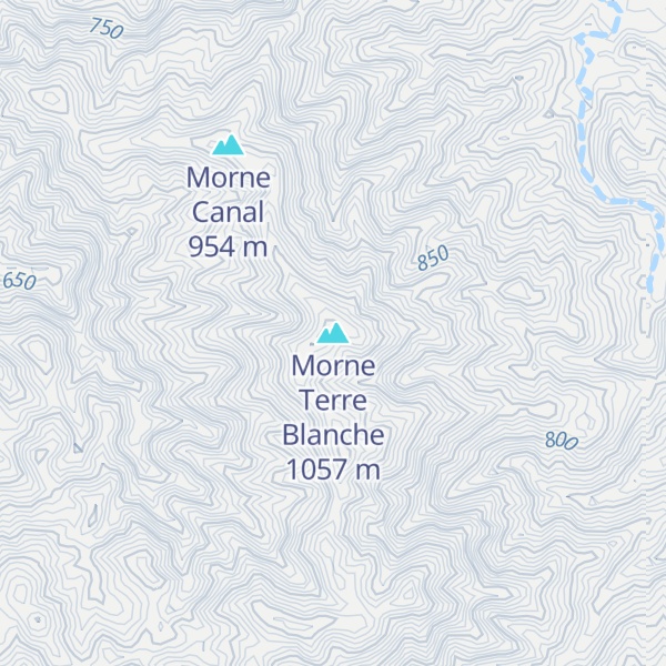 Map of Morne Terre Blanche