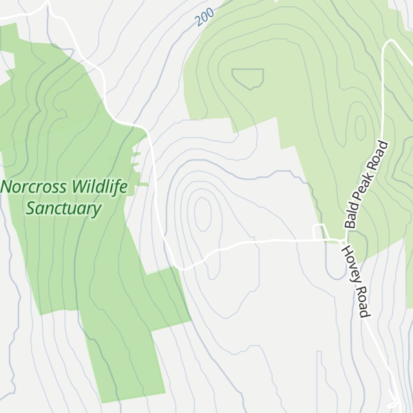 Map of Bald Peak