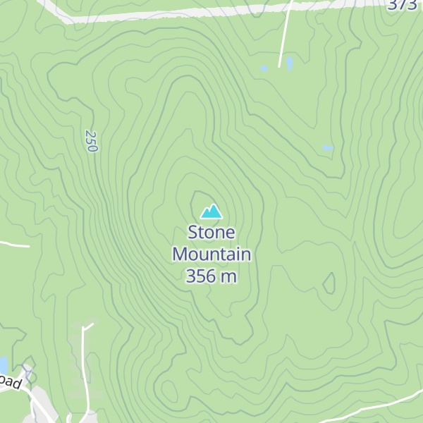 Map of Stone Mountain