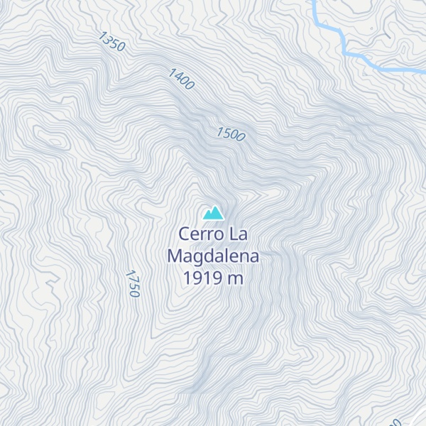 Map of Cerro La Magdalena