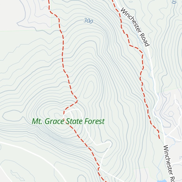 Map of Bennetts Knob