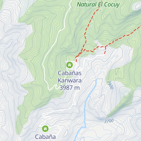 Map of Cabañas Kanwara