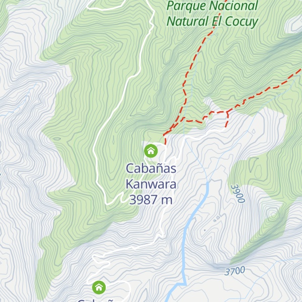 Map of Cabañas Kanwara