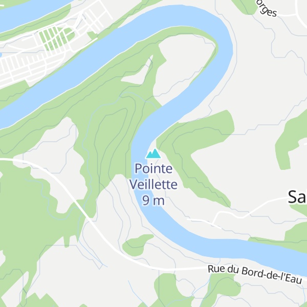 Map of Pointe Veillette