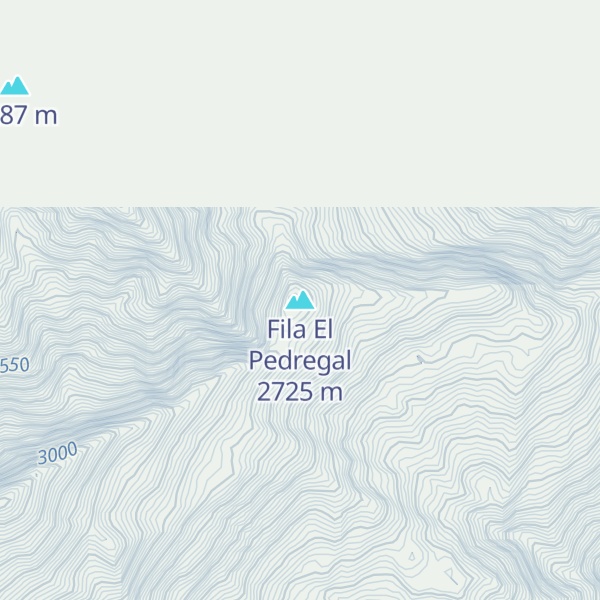 Map of Fila El Pedregal