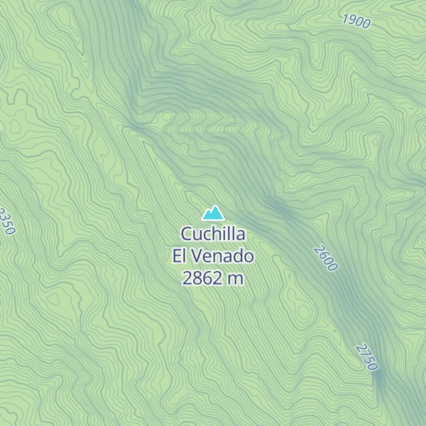 Map of Cuchilla El Venado