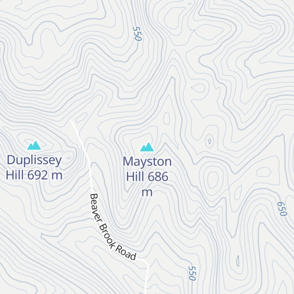 Map of Mayston Hill