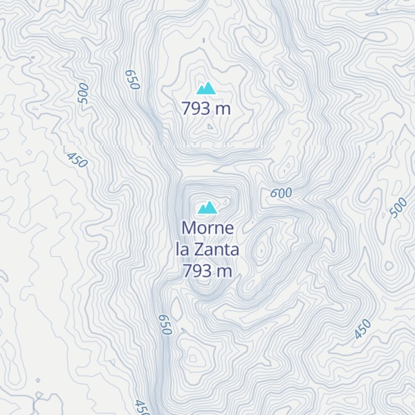 Map of Morne la Zanta