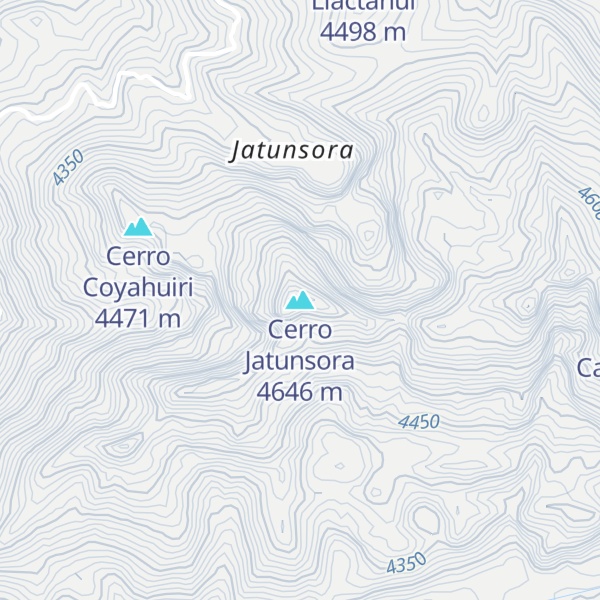 Map of Cerro Jatunsora