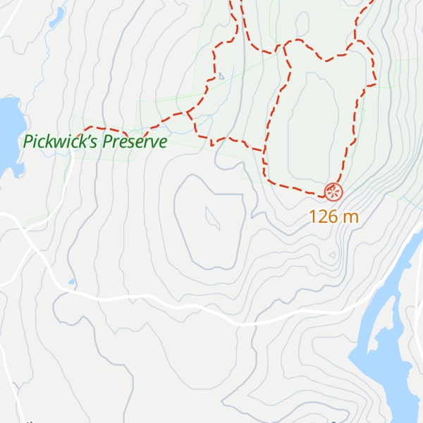 Map of Honey Hill