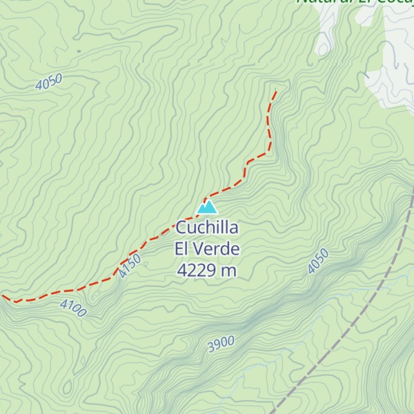 Map of Cuchilla El Verde