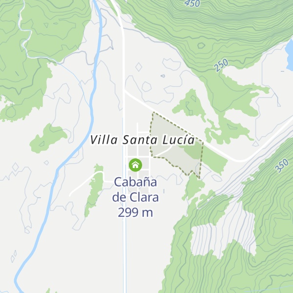 Map of Cabañas Illampu
