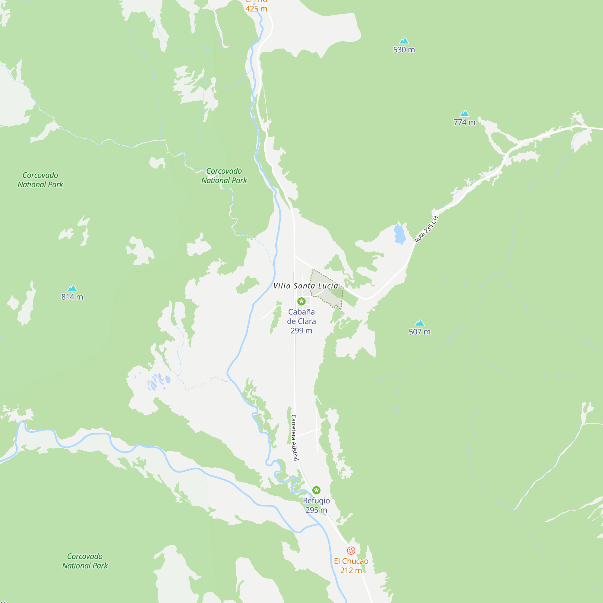 Cabaña de Clara map