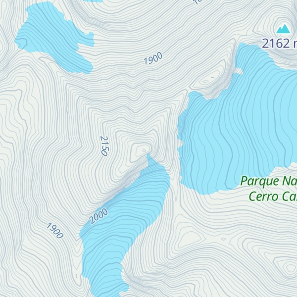 Map of Cerro Cuatro Puntas