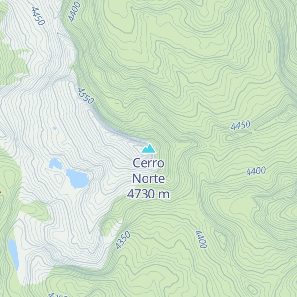 Map of Cerro Norte