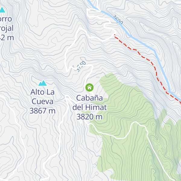 Map of Cabañas Guaicani