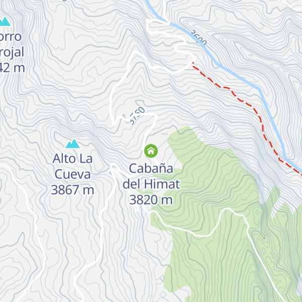 Map of Cabaña del Himat