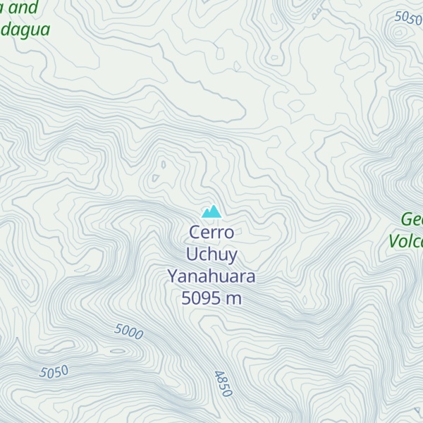 Map of Cerro Uchuy Yanahuara
