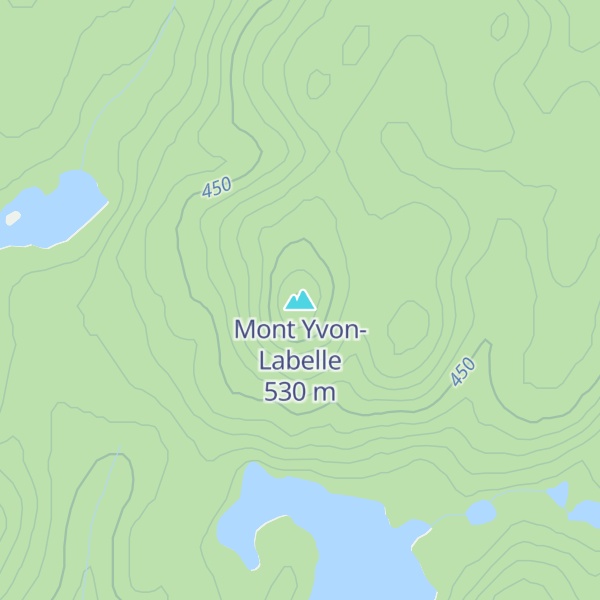 Map of Mont Yvon-Labelle