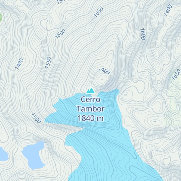Map of Cerro Tambor