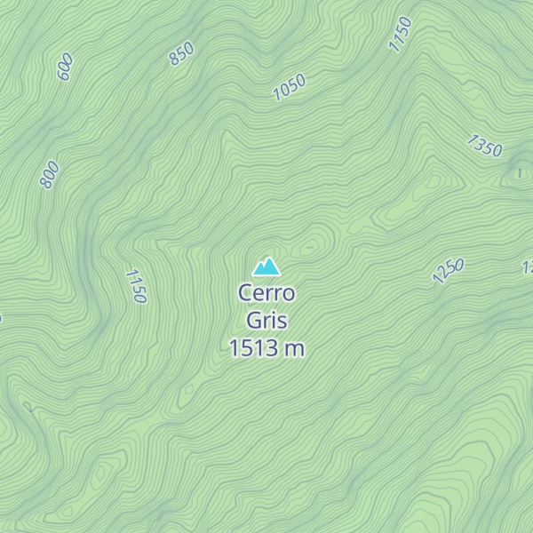 Map of Cerro Gris