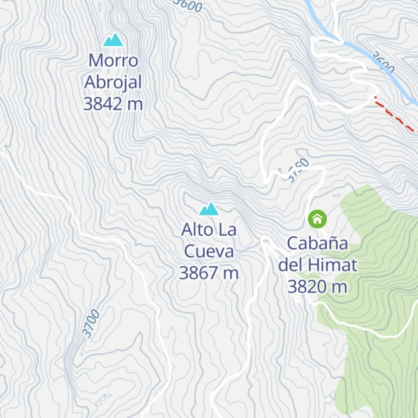 Map of Alto La Cueva