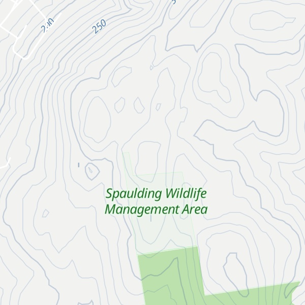 Map of Hubbard Hill