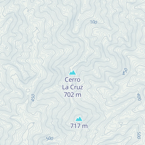 Map of Cerro La Cruz