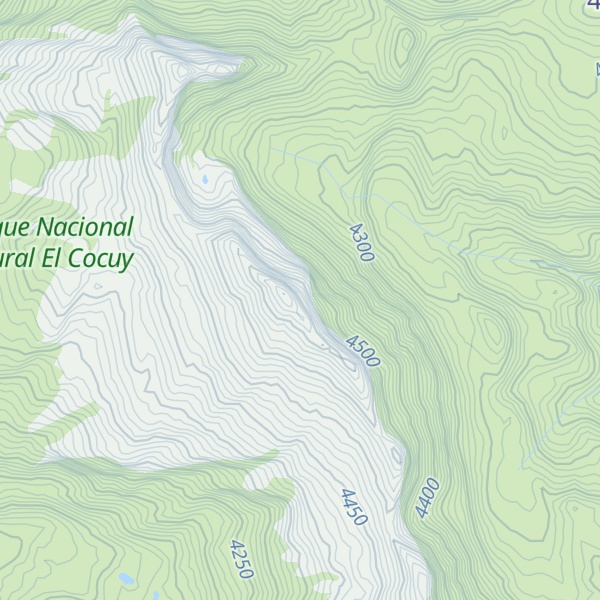 Map of Cuchilla de Contento