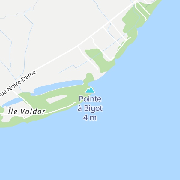 Map of Pointe à Bigot