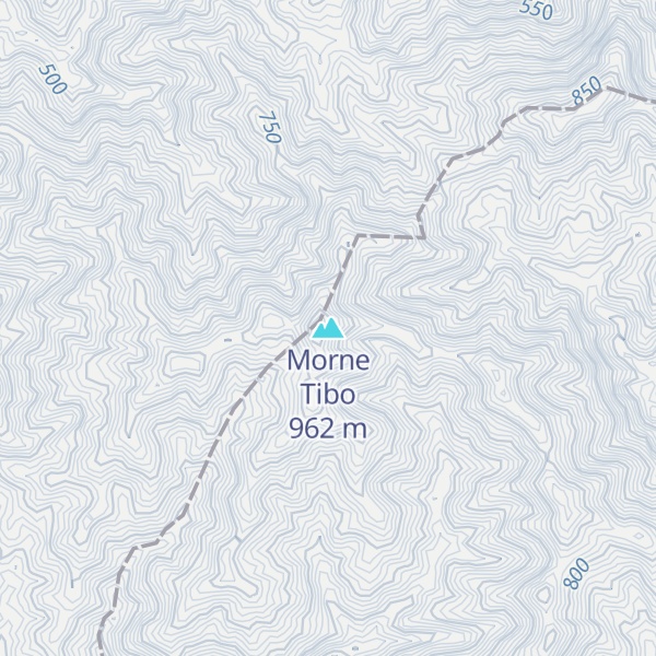 Map of Morne Tibo