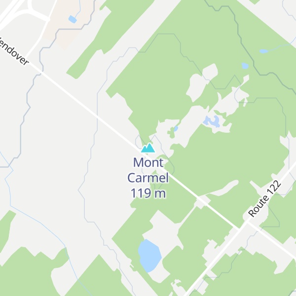 Map of Mont Carmel