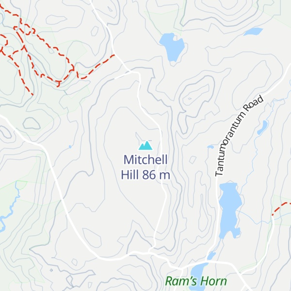 Map of Mitchell Hill