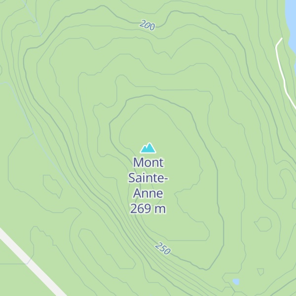 Map of Mont Sainte-Anne