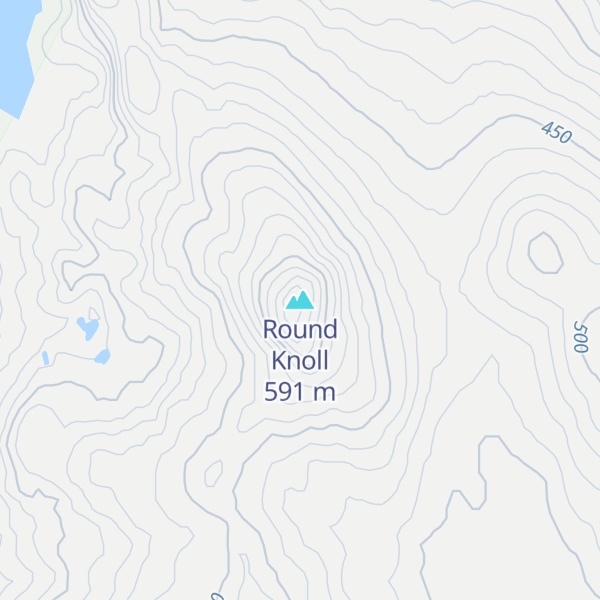 Map of Round Knoll