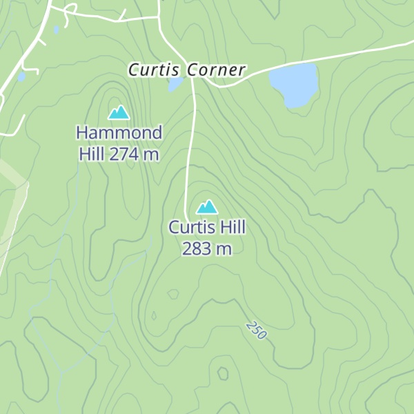 Map of Curtis Hill