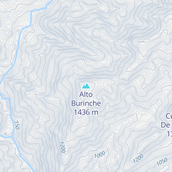 Map of Alto Burinche