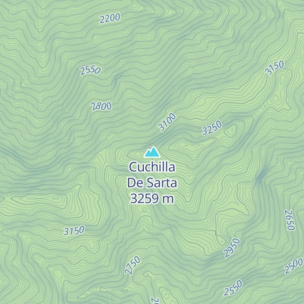 Map of Cuchilla De Sarta