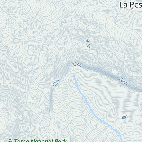 Map of Cerro Bandera